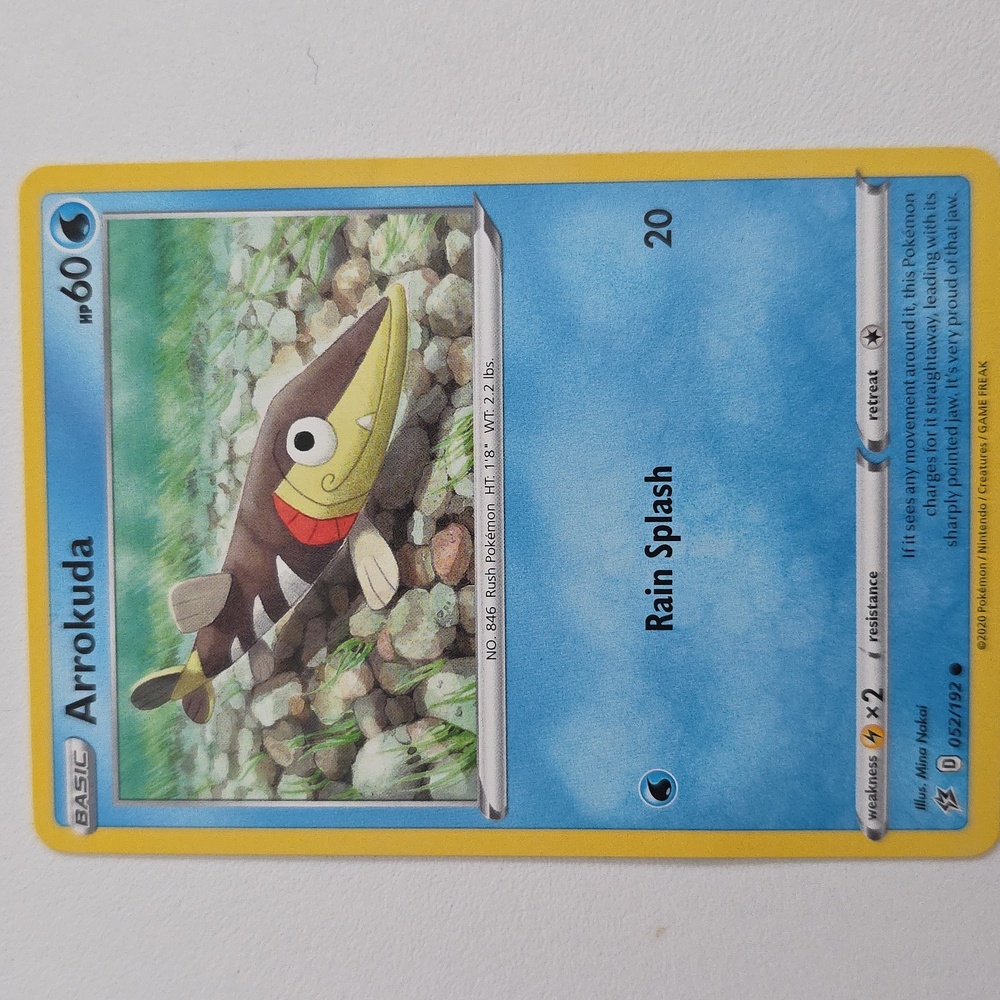 Pokemon Arrokuda Card